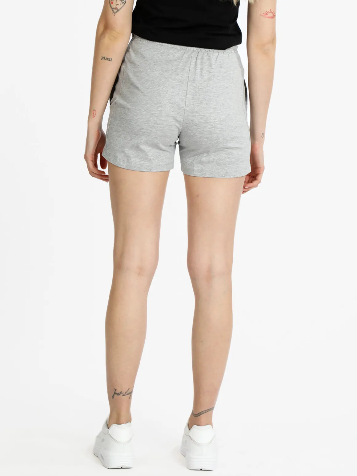 Athl Dpt Shorts sportivi in cotone donna con coulisse