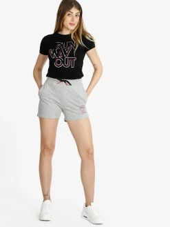 Athl Dpt Shorts sportivi in cotone donna con coulisse