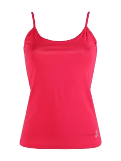 Athl Dpt Top donna in cotone con spalline sottili