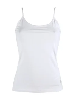 Athl Dpt Top donna in cotone con spalline sottili