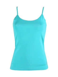 Athl Dpt Top donna in cotone con spalline sottili