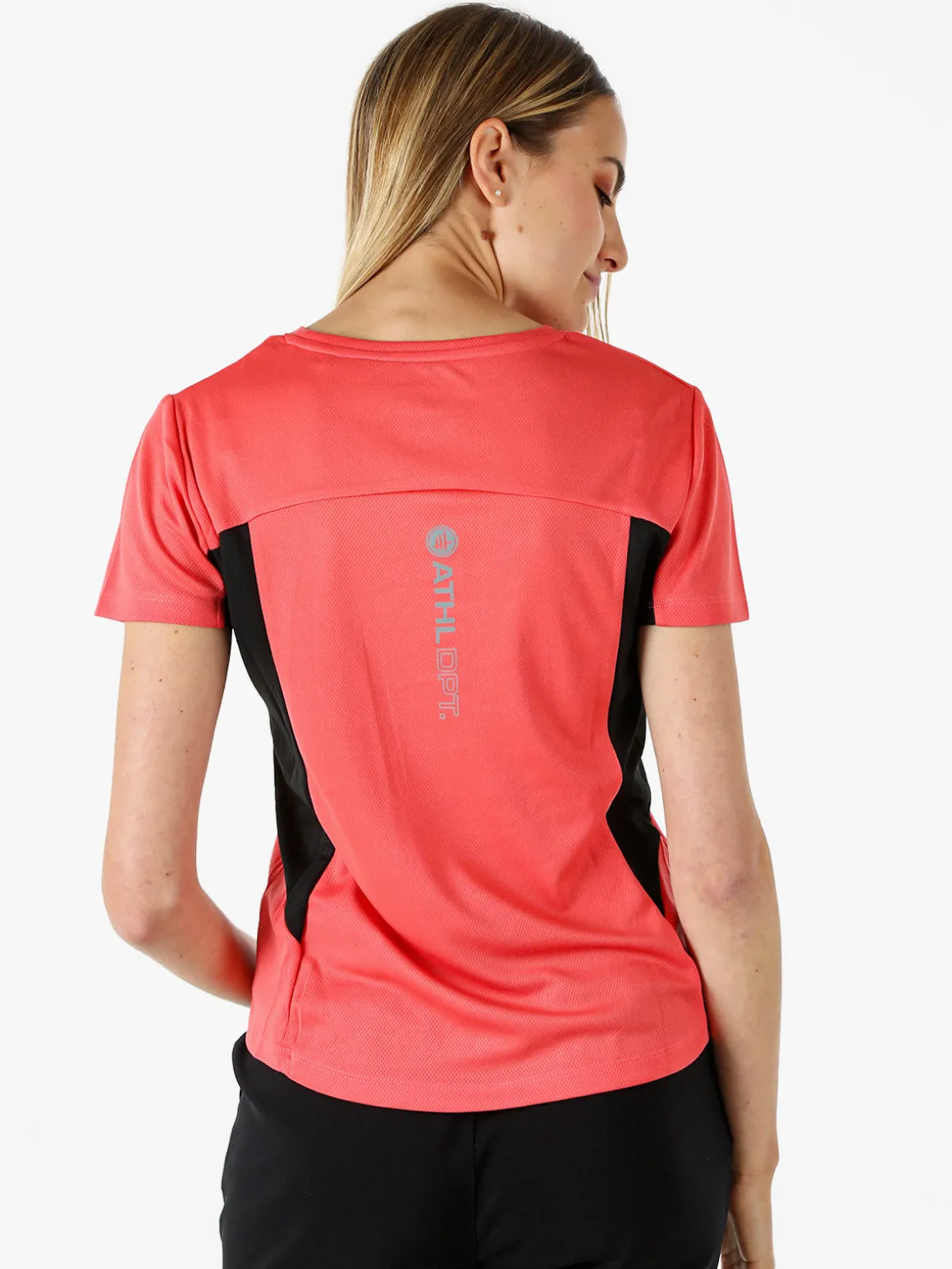 Athl Dpt T-shirt sportiva da donna traspirante - arancione