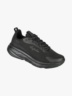 Australian ALPHA Sneakers uomo sportive con suola alta - nero