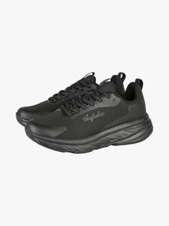 Australian ALPHA Sneakers uomo sportive con suola alta - nero