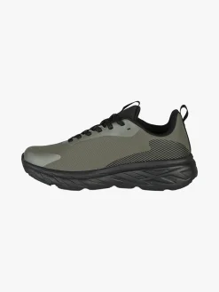 Australian ALPHA Sneakers uomo sportive con suola alta - militare