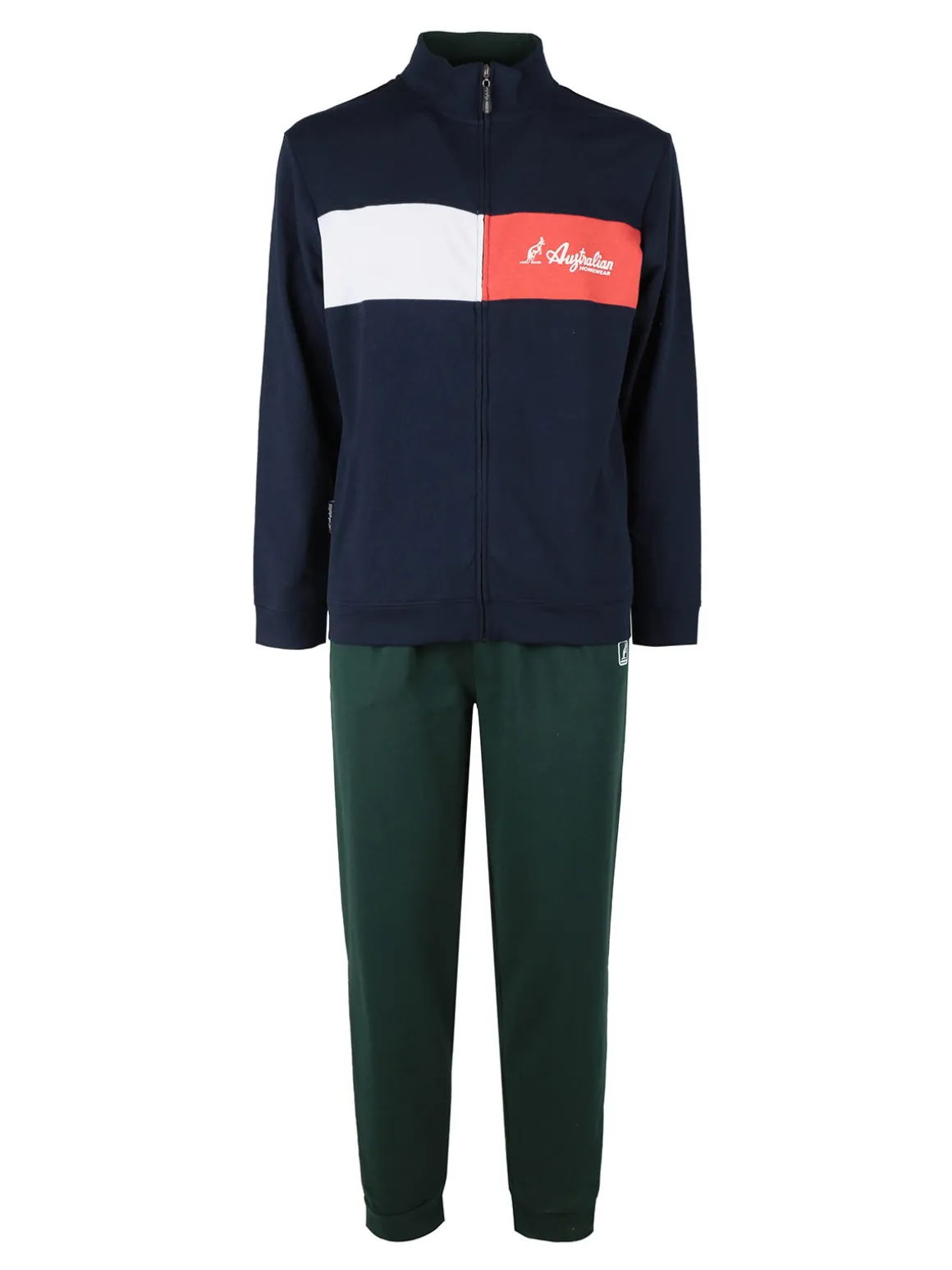 Australian Completo tuta da uomo 2 pezzi con zip