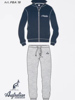 Australian Completo tuta sportiva da bambino 2 pezzi bicolor