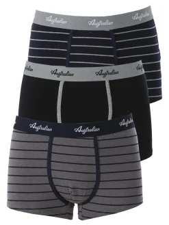 Australian Confezione da 3 boxer uomo in cotone - assortito