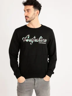 Australian Felpa girocollo uomo con scritta