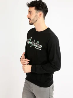 Australian Felpa girocollo uomo con scritta