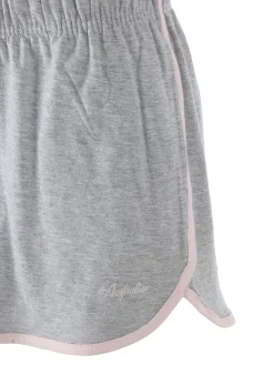 Australian Pigiama corto da donna in cotone - grigio
