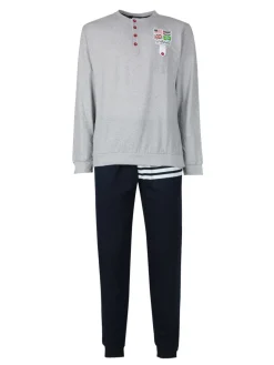 Australian Pigiama lungo da uomo con stampe
