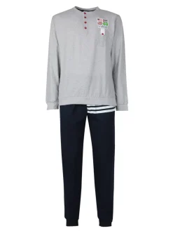 Australian Pigiama lungo da uomo con stampe