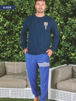 Australian Pigiama lungo da uomo con stampe