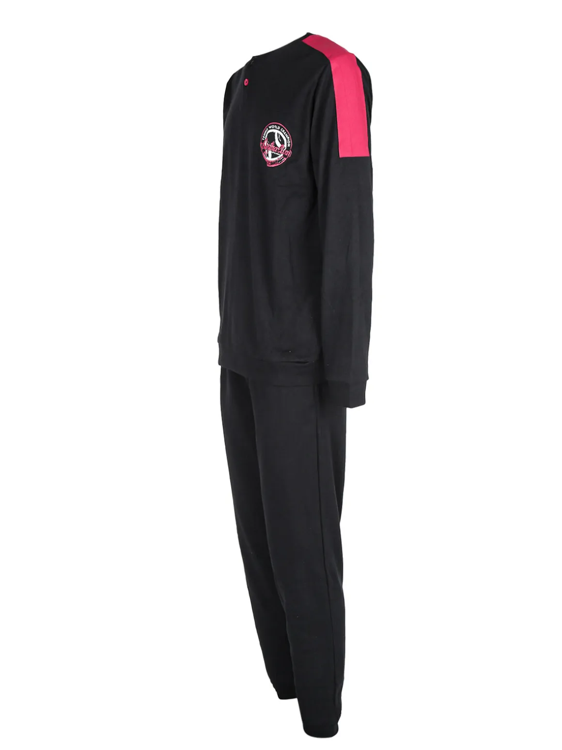 Australian Pigiama lungo da uomo in cotone interlock