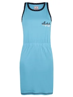 Australian Vestito da casa smanicato in cotone