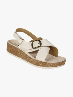 Axa Shoes Sandali donna con fibbia e cinturino a strappo - ghiaccio