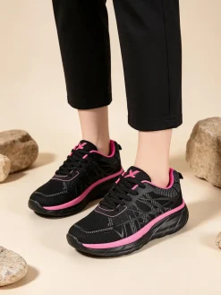 Axa Shoes Sneakers sportive da donna stringate - fucsia