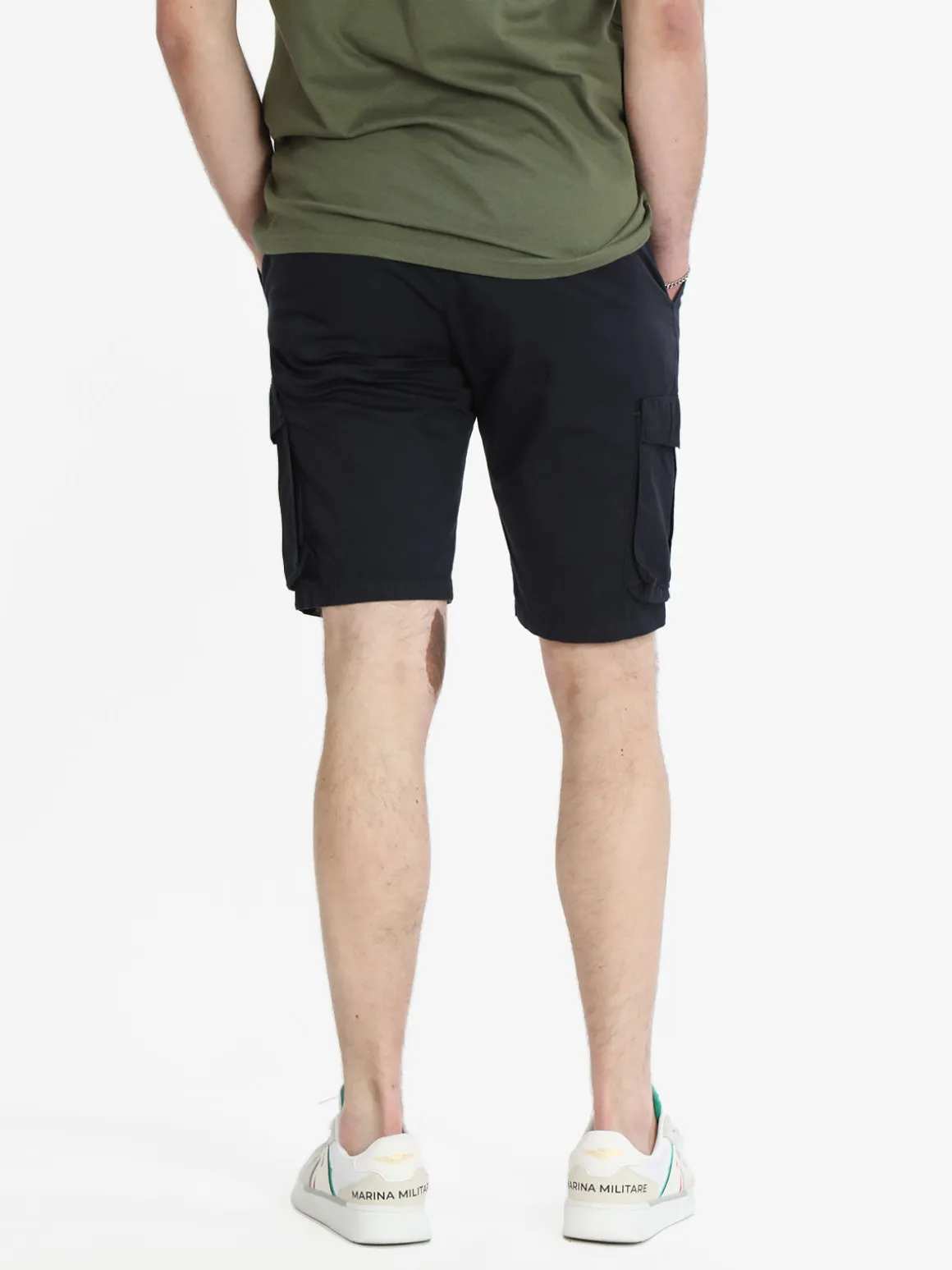 Baci & Abbracci Bermuda cargo da uomo con coulisse