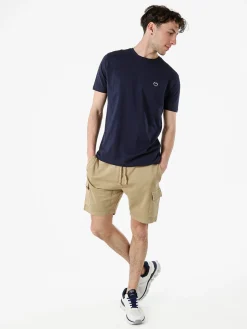 Baci & Abbracci Bermuda da uomo in cotone con tasconi - khaki
