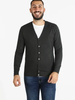 Baci & Abbracci Cardigan uomo in maglia con bottoni