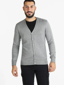 Baci & Abbracci Cardigan uomo in maglia con bottoni