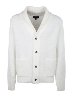 Baci & Abbracci Cardigan uomo in maglia a trecce