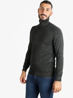 Baci & Abbracci Dolcevita in maglia da uomo