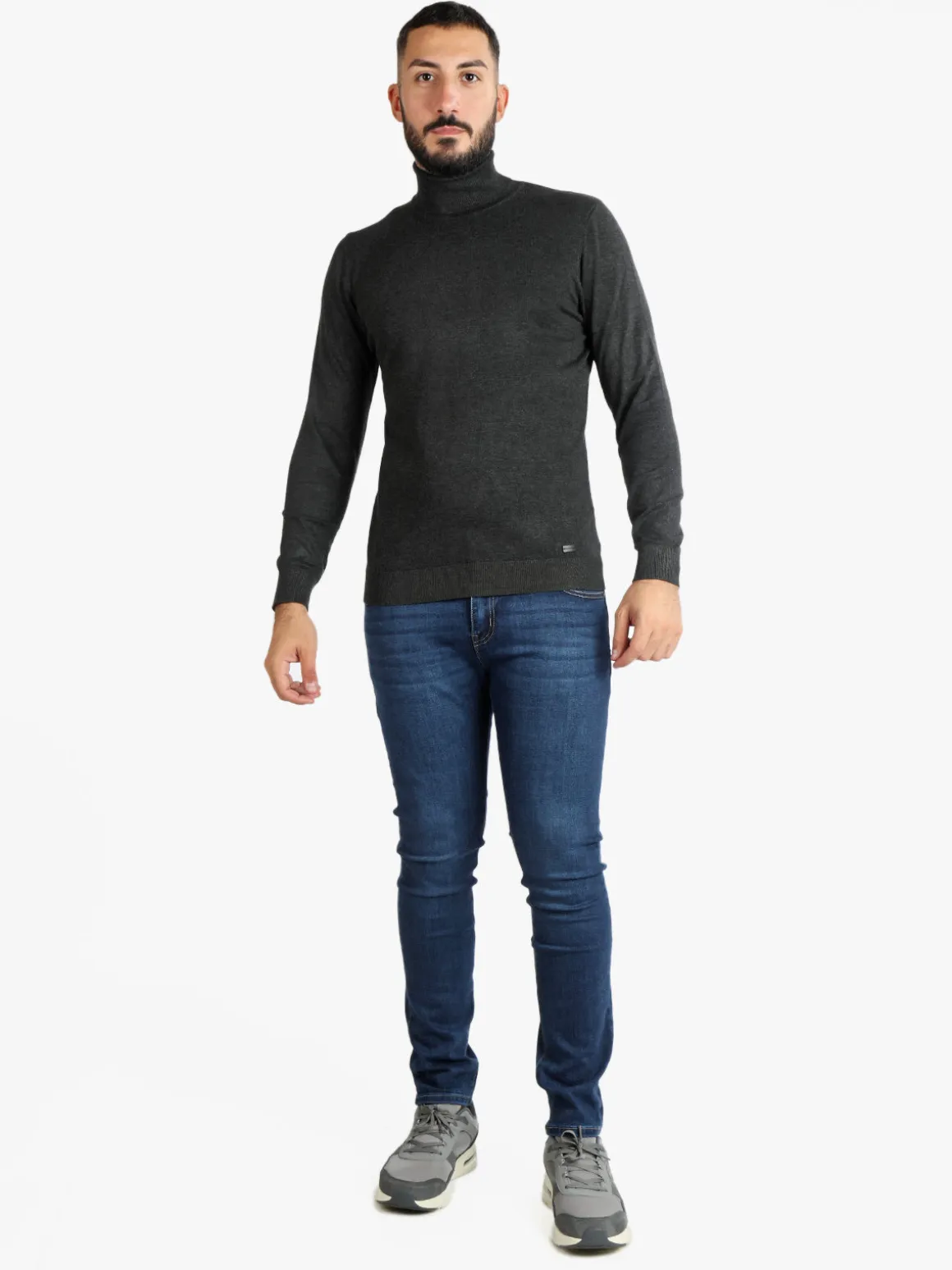 Baci & Abbracci Dolcevita in maglia da uomo