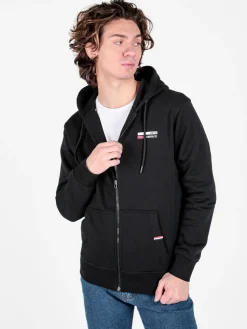 Baci & Abbracci Felpa pesante da uomo con cappuccio e zip