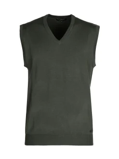 Baci & Abbracci Gilet uomo smanicato in maglia