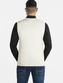 Baci & Abbracci Gilet uomo smanicato in maglia