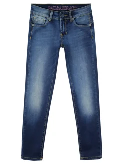 Baci & Abbracci Jeans con paillettes bambina