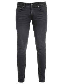 Baci & Abbracci Jeans da uomo nero slavato