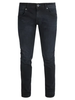 Baci & Abbracci Jeans da uomo slim fit a vita bassa - nero
