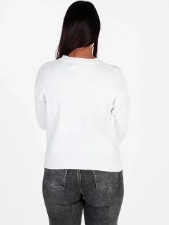 Baci & Abbracci Maglione girocollo da donna in ciniglia