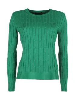 Baci & Abbracci Maglione girocollo a trecce da donna