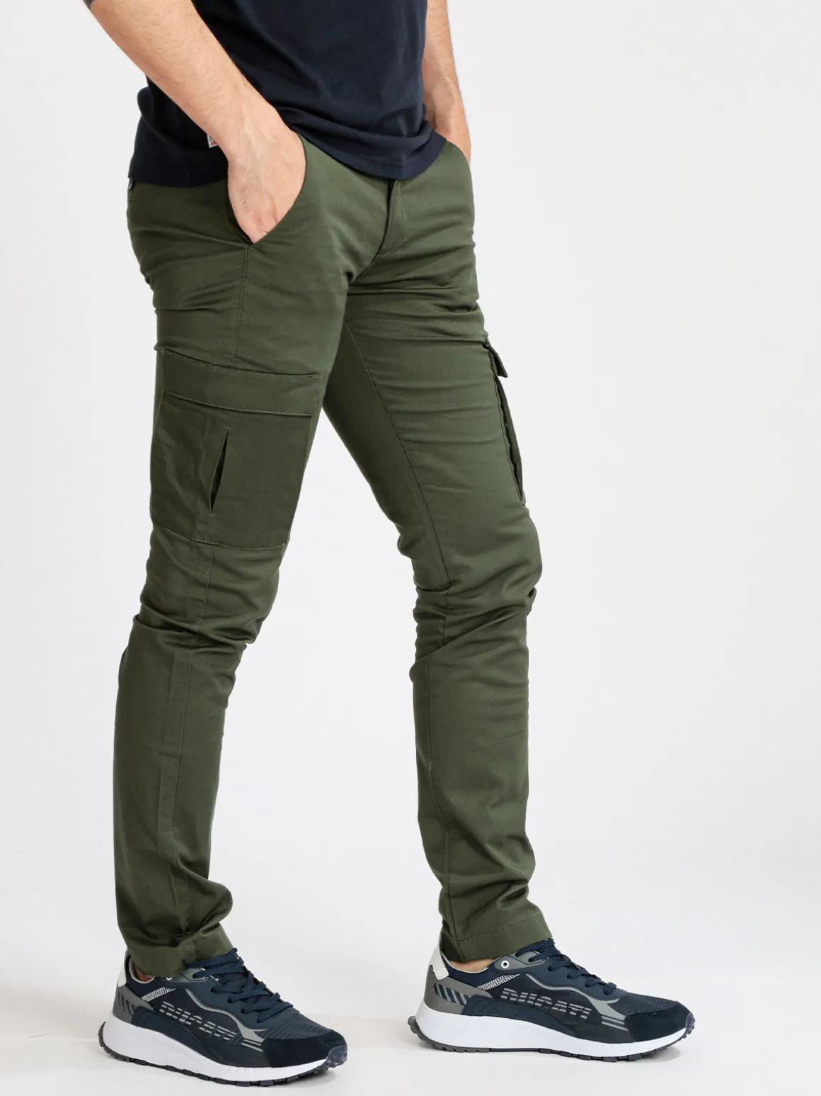 Baci & Abbracci Pantaloni da uomo slim con tasconi