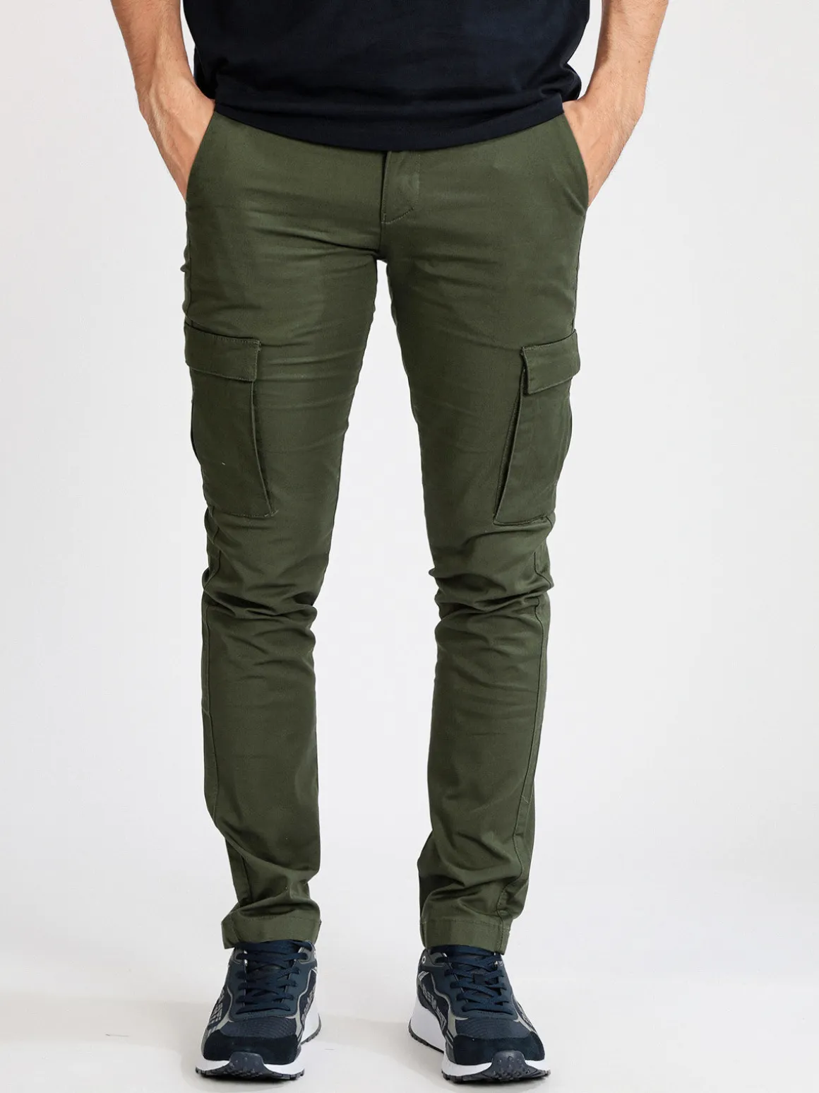 Baci & Abbracci Pantaloni da uomo slim con tasconi