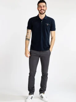 Baci & Abbracci Pantaloni slim fit da uomo in cotone