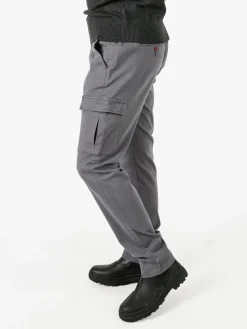Baci & Abbracci Pantaloni uomo in cotone con tasconi - grigio