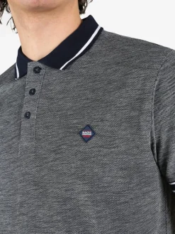 Baci & Abbracci Polo da uomo a maniche corte in cotone