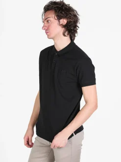 Baci & Abbracci Polo da uomo a maniche corte in cotone