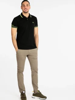 Baci & Abbracci Polo uomo manica corta con scritta