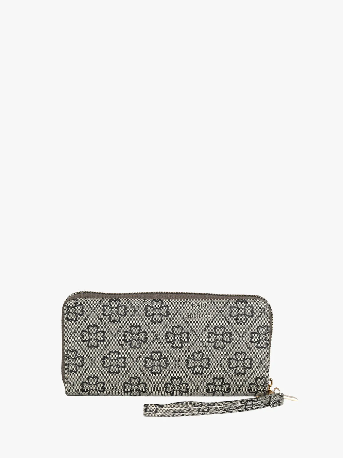 Baci & Abbracci Portafoglio da donna con zip - grigio scuro