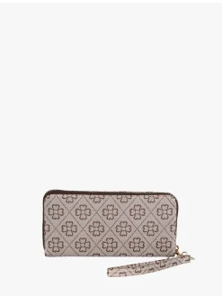 Baci & Abbracci Portafoglio da donna con zip - marrone