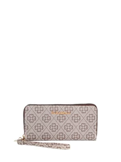 Baci & Abbracci Portafoglio da donna con zip - marrone