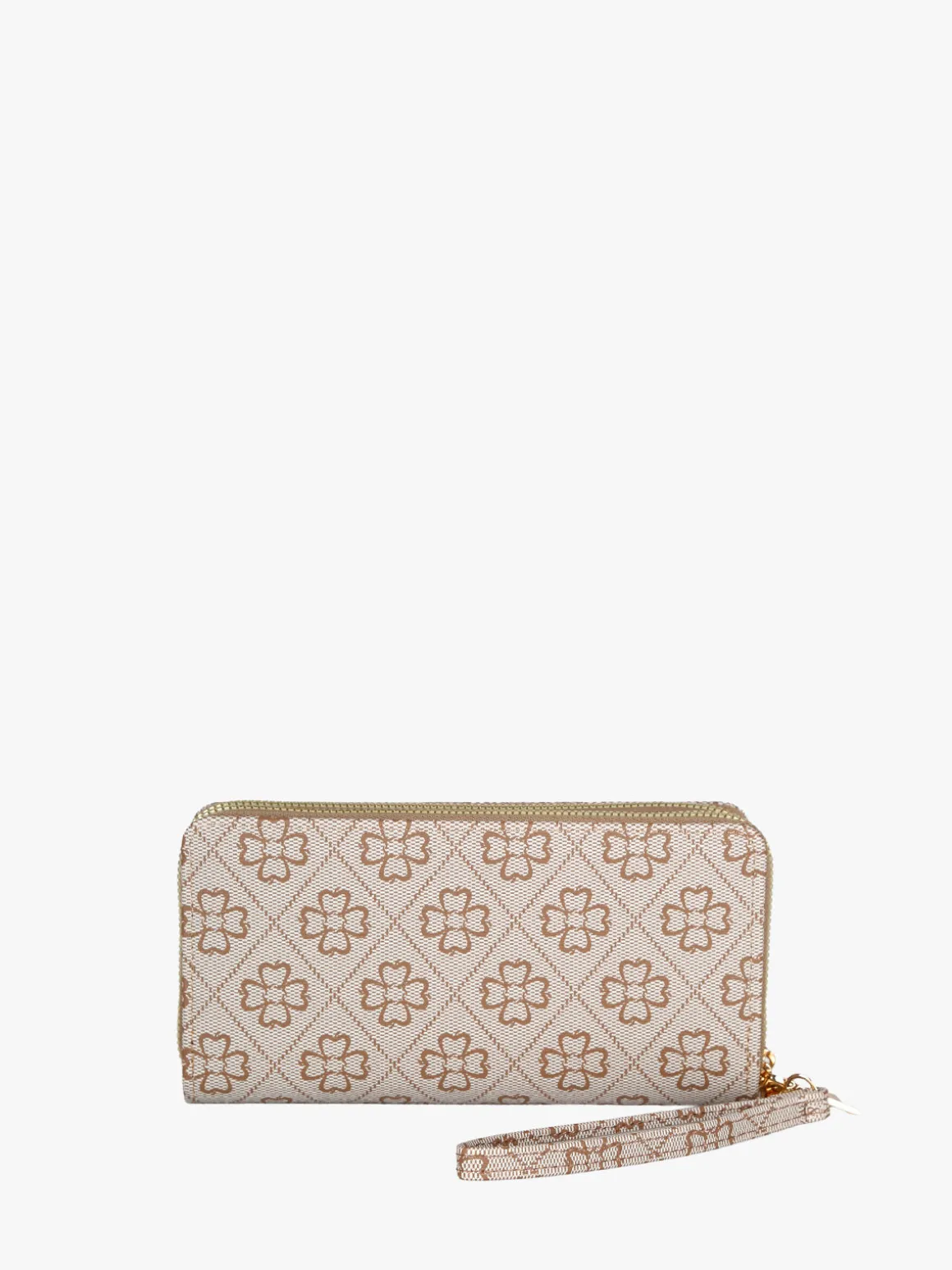 Baci & Abbracci Portafoglio rettangolare da donna con doppia zip - khaki