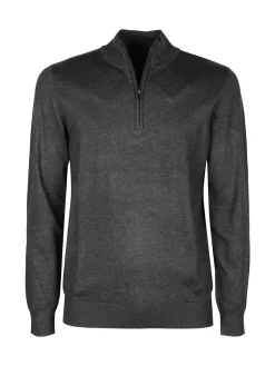 Baci & Abbracci Pullover da uomo a lupetto con zip