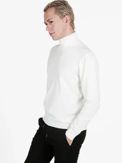 Baci & Abbracci Pullover dolcevita in maglia da uomo